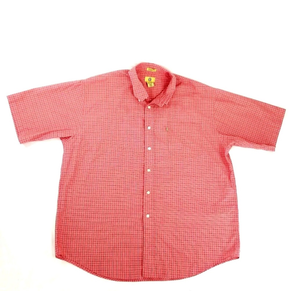 Duck Head Gingham Button Front Shirt Size XL